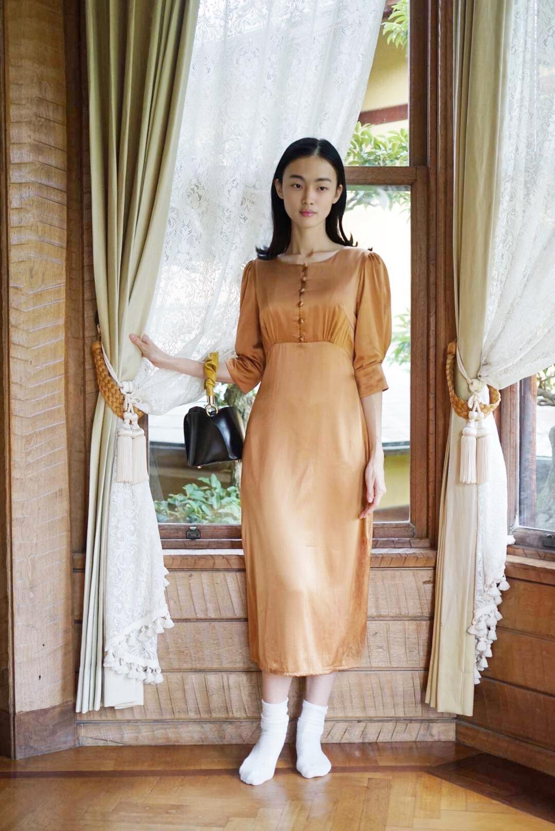 檜皮 Hiwada - Silk Dress
