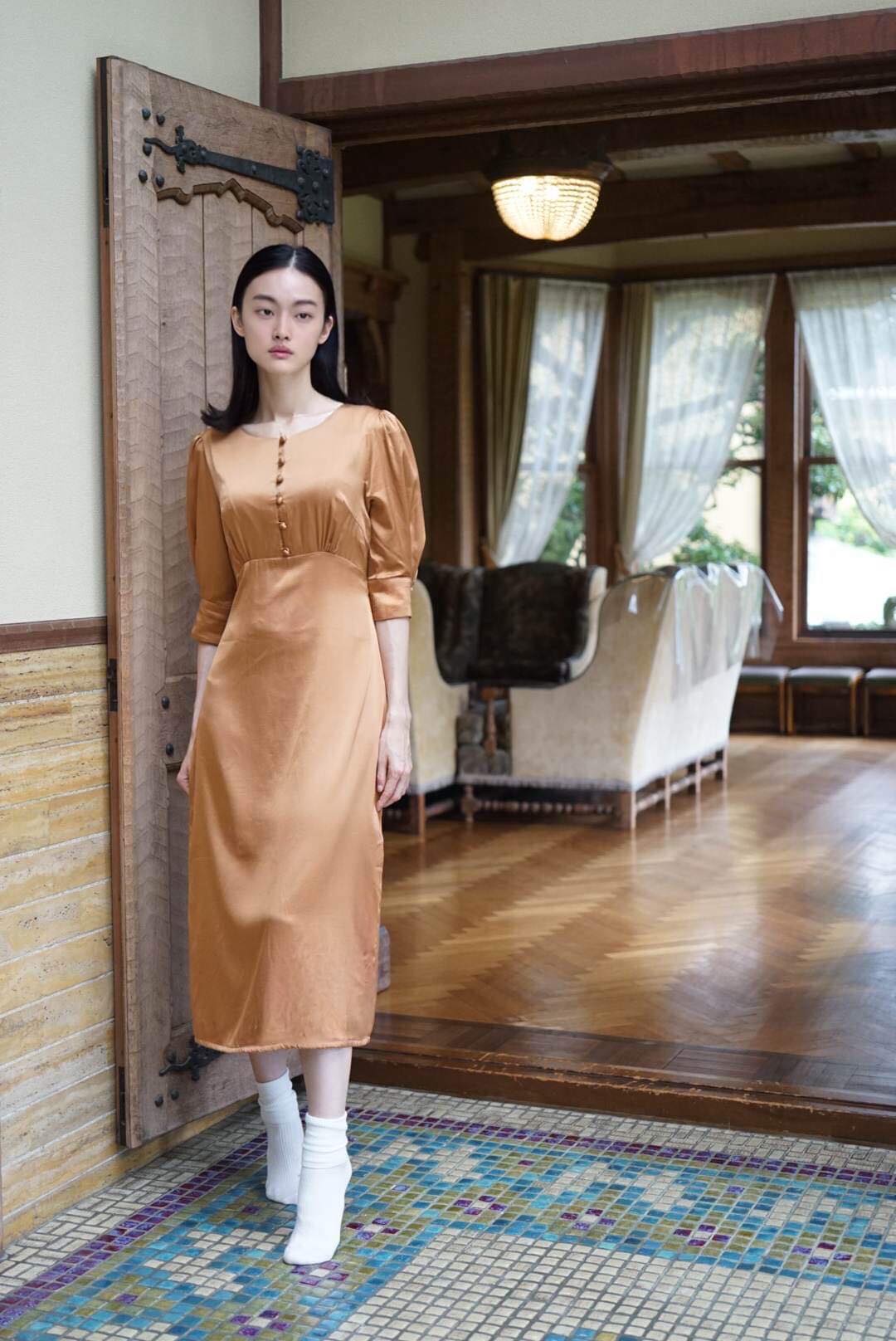 檜皮 Hiwada - Silk Dress