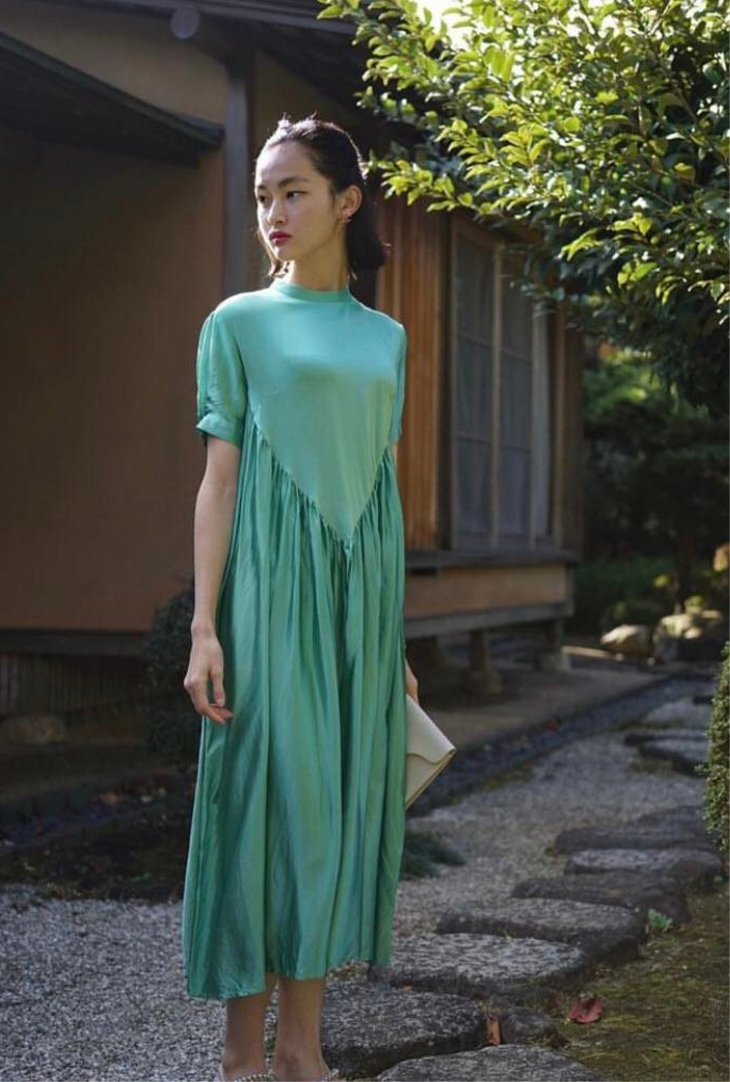 若草- Wakakusa Silk Dress